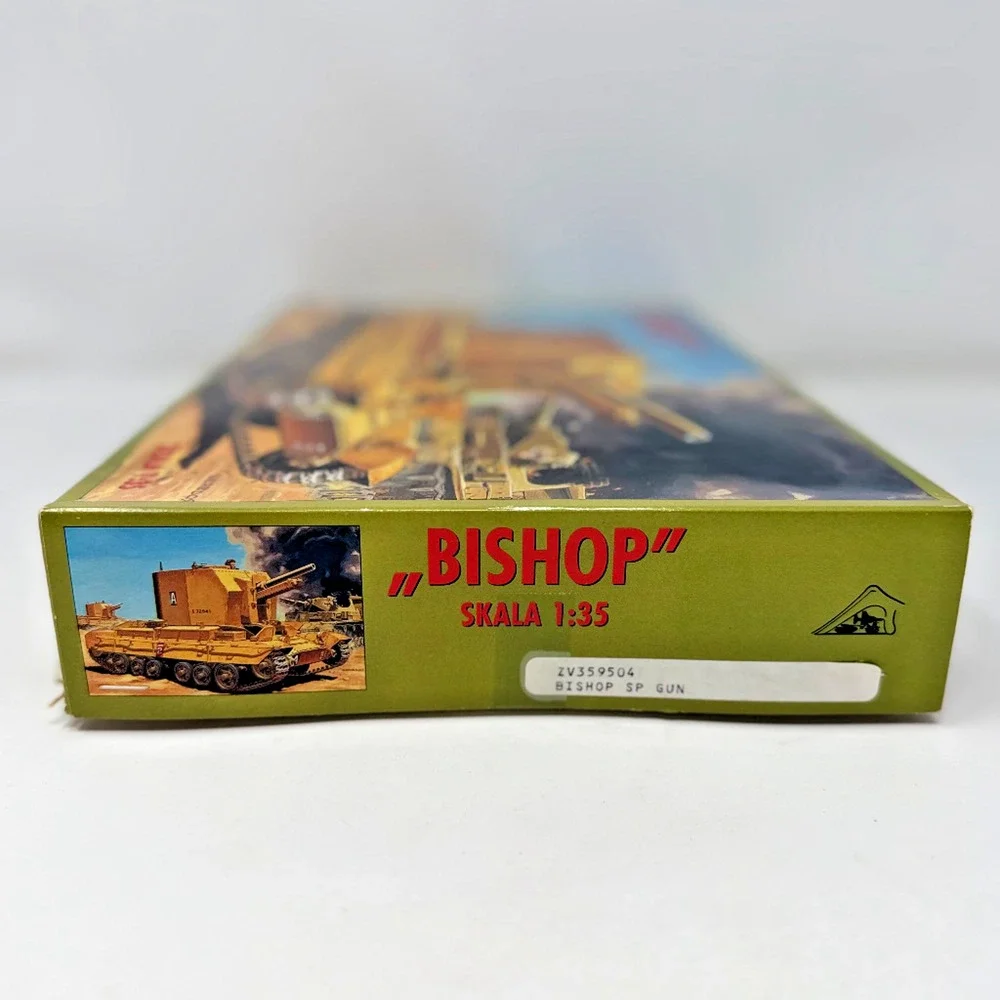 Maquette Bishop 1/35 British WWII SP Gun Plastic Model Kit Vintage 1996 New